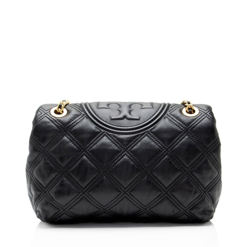 Tory Burch Quilted Leather Fleming Soft Shoulder Bag - Picture 3 of 15